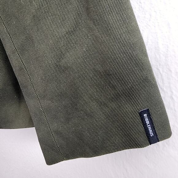 BOBBLEHAUS Green Ombre Tencel Twill Blazer Jacket Men's Large - Picture 9 of 14